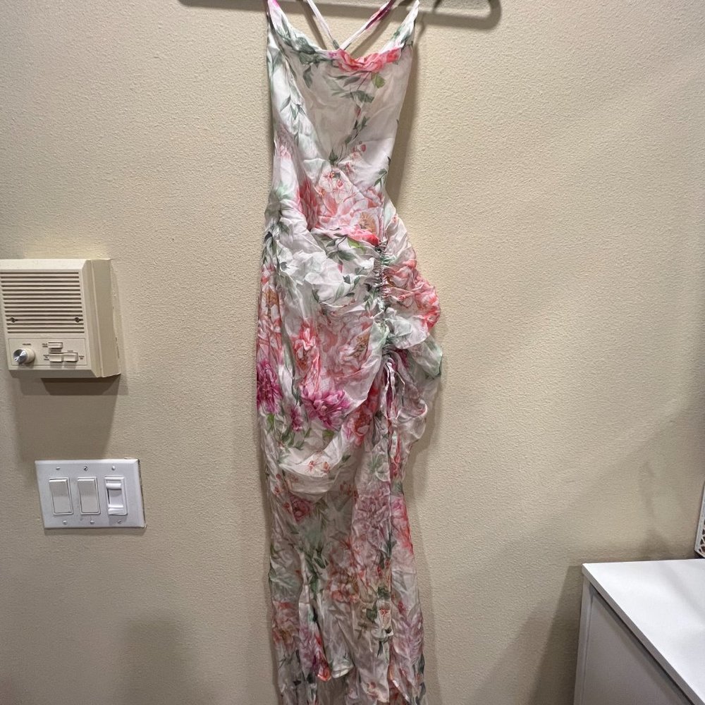 NEW Size 0 SAU LEE Frieda Silk Dress in Multi REVOLVE MSRP $395 - Picture 4 of 8